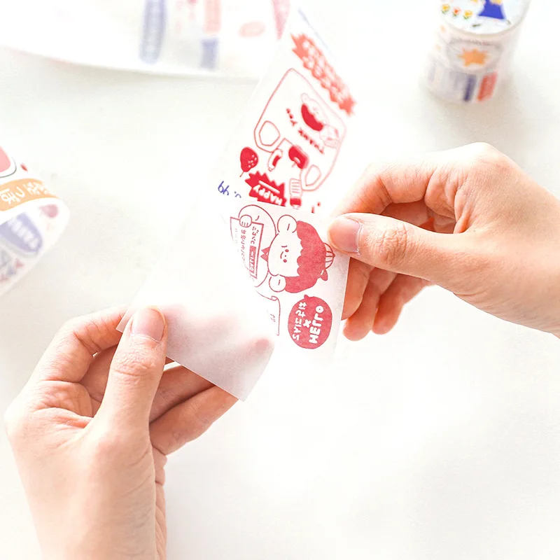 Японская бумажная лента Washi частная серия сообщений Сделай Сам Украшение