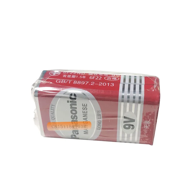1 шт. Panasonic Greencell типа PP3 6F22 6LR61 MN1604 9V Блок Heavy Duty сотовый Батарея