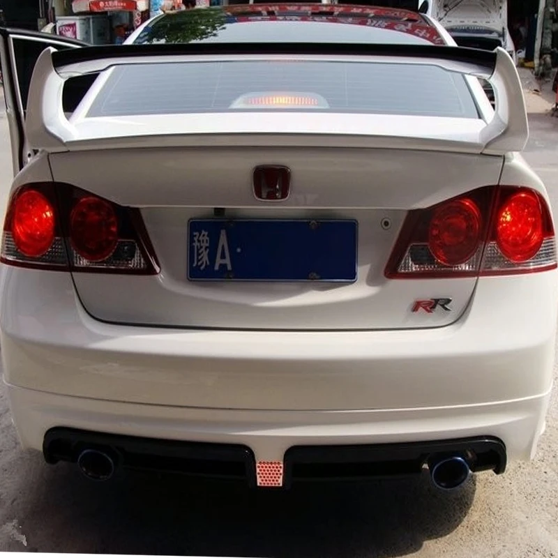 Спойлер для honda civic спойлер заднего багажника высокое качество АБС-пластик 2006 2007