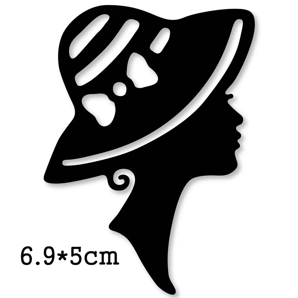 Металлические режущие штампы женская одежда шляпа 2020 новый трафарет для поделок