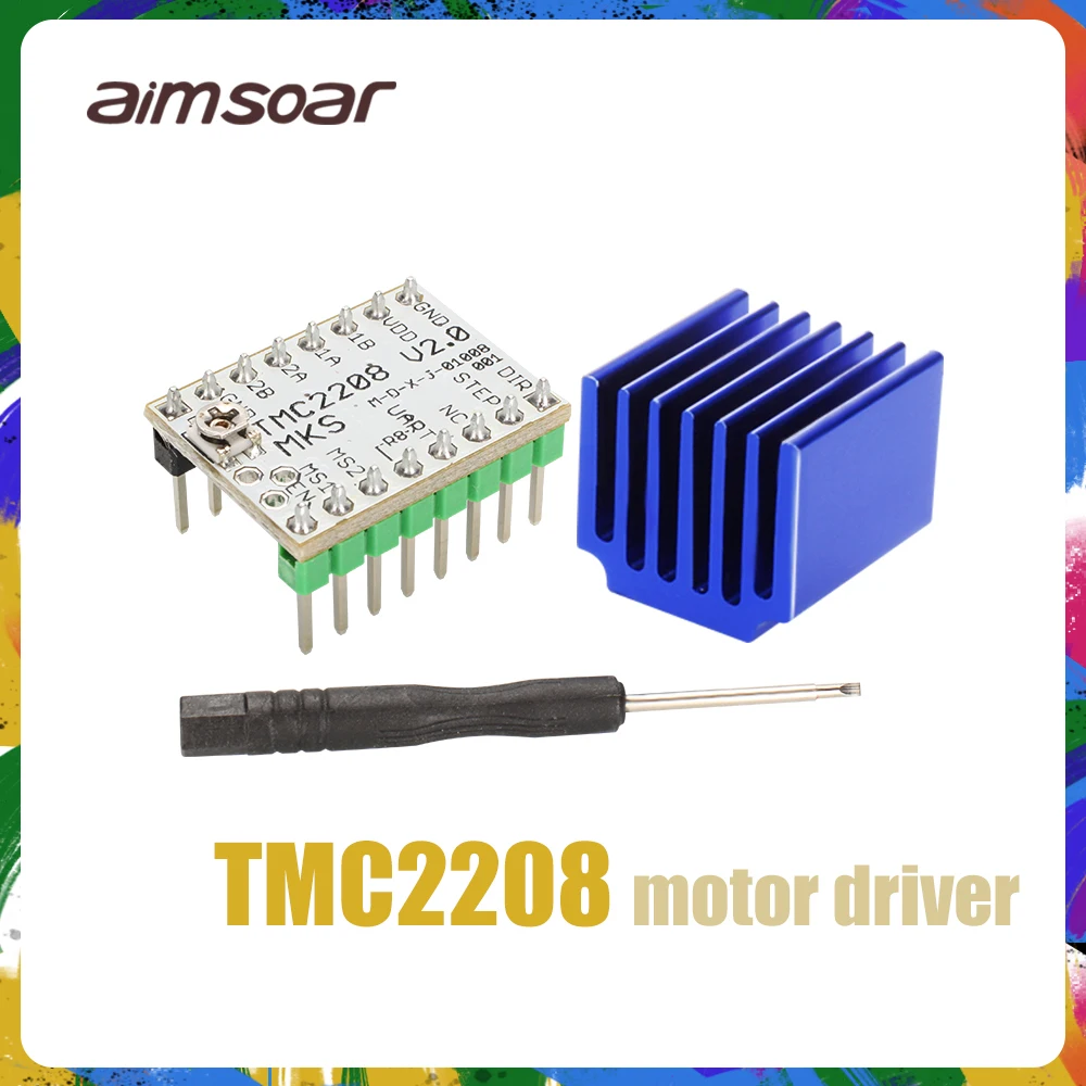 TMC 2208 V2.0 stepper motor drive silent 256 subdivision peak current 2A 3d printer parts