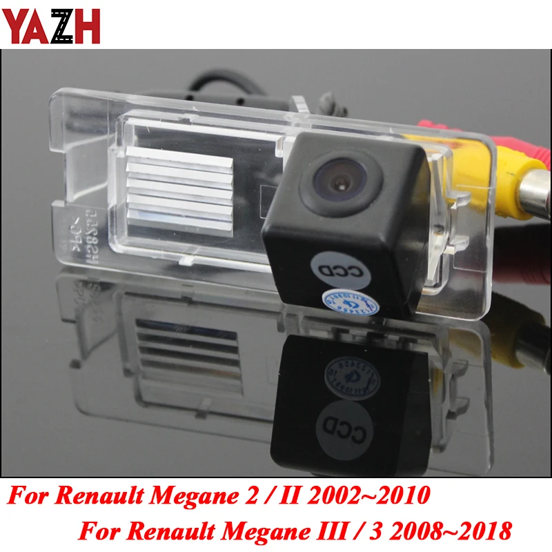 Автомобильная камера заднего вида для Renault Megane II III 2 3 парковочная HD CCD RCA NTST PAL