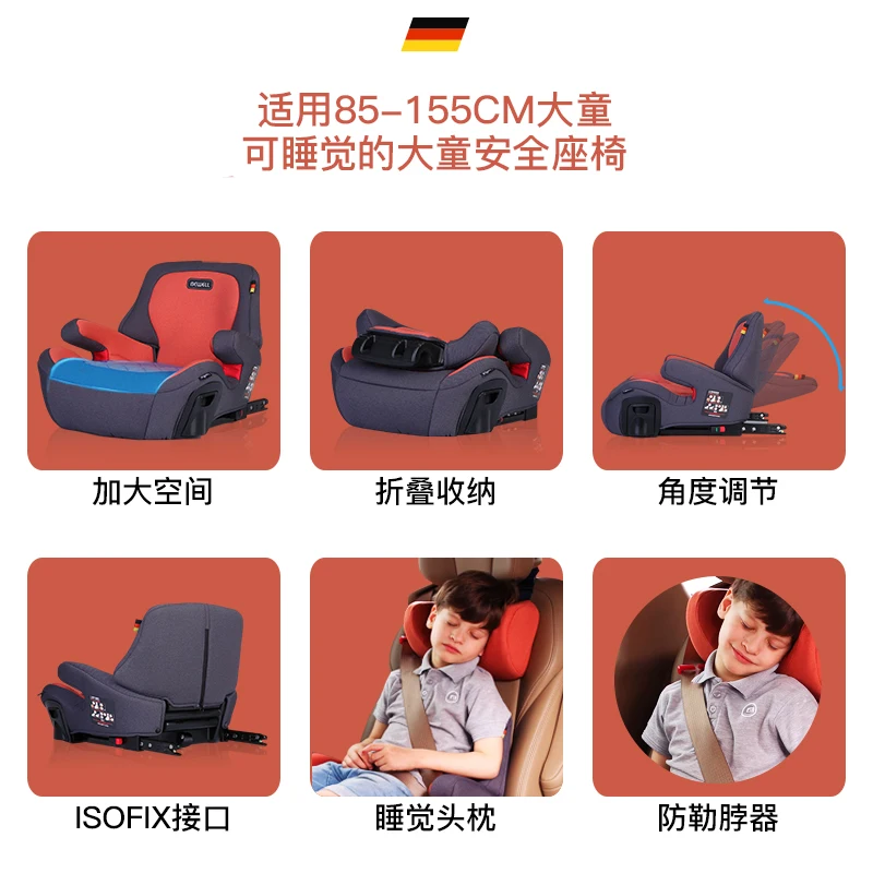 Child Car Safety Seats Passenger for girls and boys Baby Seat Kids Children ISOFIX Portable Chair Booster 15-36kg | Мать и ребенок