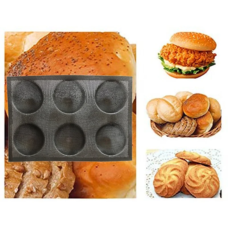 Хит продаж 6 круглых форм для хлеба из стекловолокна XD пористая форма различных