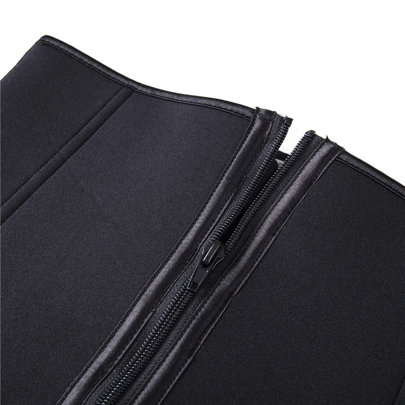 Новинка латексный корсет на молнии для талии под грудь тренировочный пояс