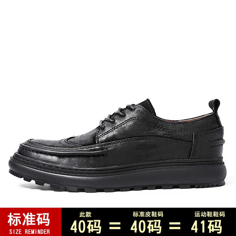 

spring Business Casual Mens Genuine Leather mens luxury shoes men designer shoes men high quality all-match cowhide Dress Shoes