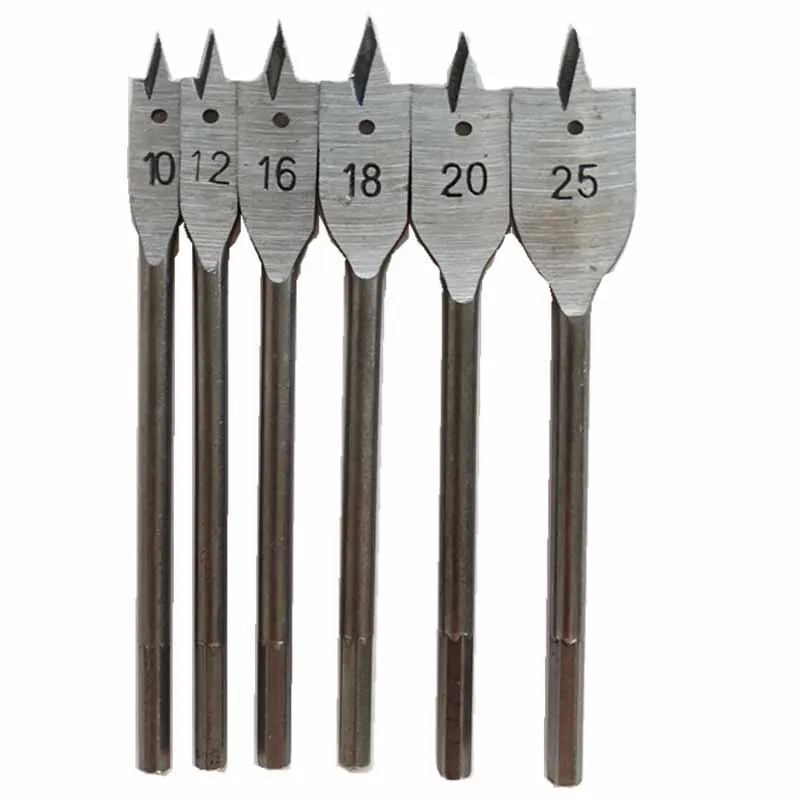 

Woodworking Drill Three-pointed Hexagonal Shank Woodworking Flat Drill Hole Opener Set