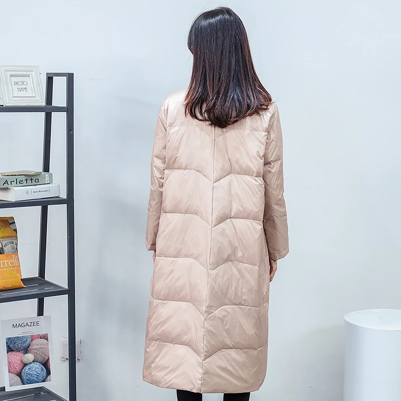 Пуховик женский зимний на белом утином пуху 2019 | Женская одежда