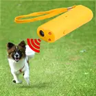 Ультразвуковой прибор для дрессировки собак на батарейках, светодиодная лампа для отпугивания собак