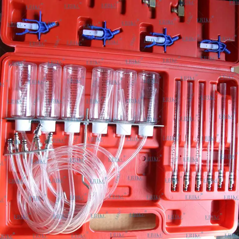 Diesel Common Rail Injector Flow Meter With 24 Adaptors Fuel Line Test Tester /Diagnosis Tool Set 6 injectors tested together | Автомобили