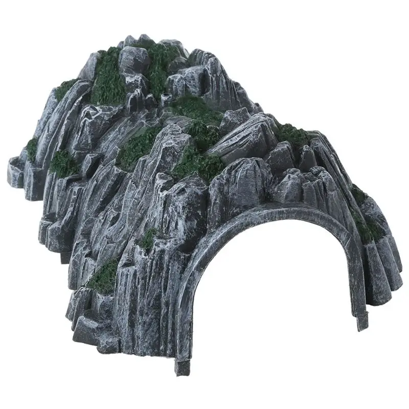 

High Quality Plastic Rockery Tunnel Track Train Slot Railway Accessories Toy N0HD