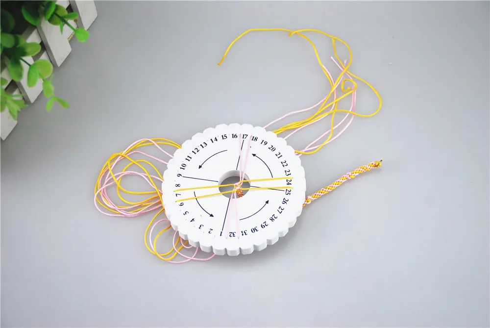 1 шт. круглая квадратная пластина Jade Macrame Kumihimo диск плетеный шнур DIY браслет ручной работы Schijf DiskMaterials инструменты ds5-P