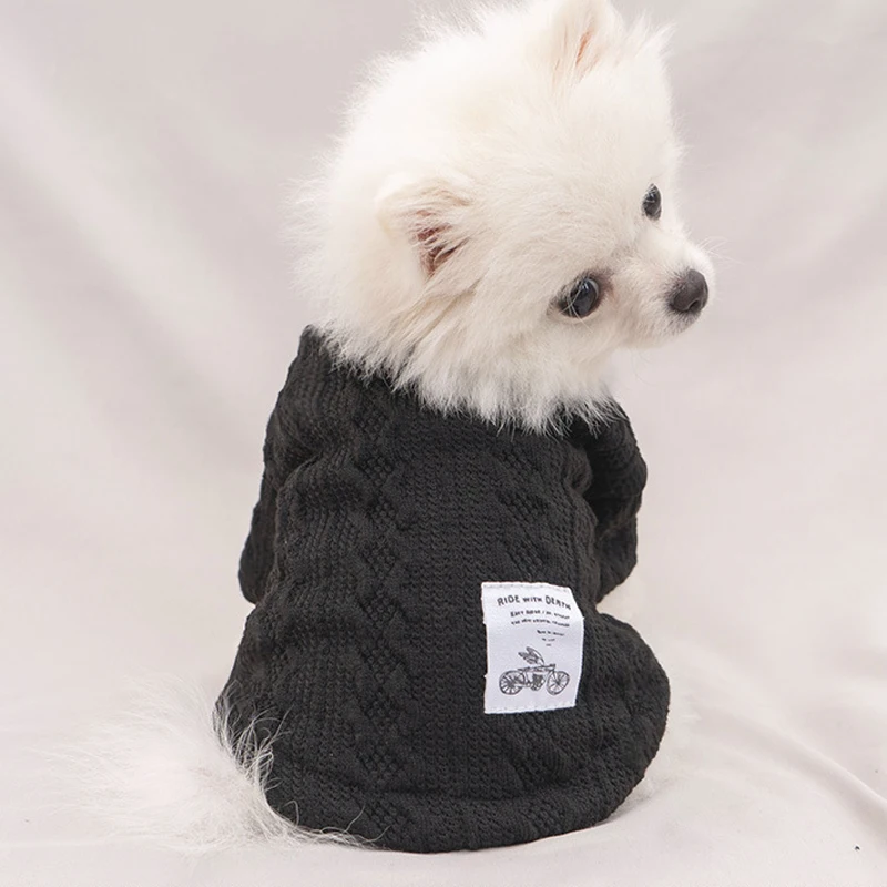 

Winter Dog Sweater Warm Comfortable Small Dog Clothes Coat Cat Dog Knitting Sweater Pullover Yorkshire Chihuahua Pet Costume