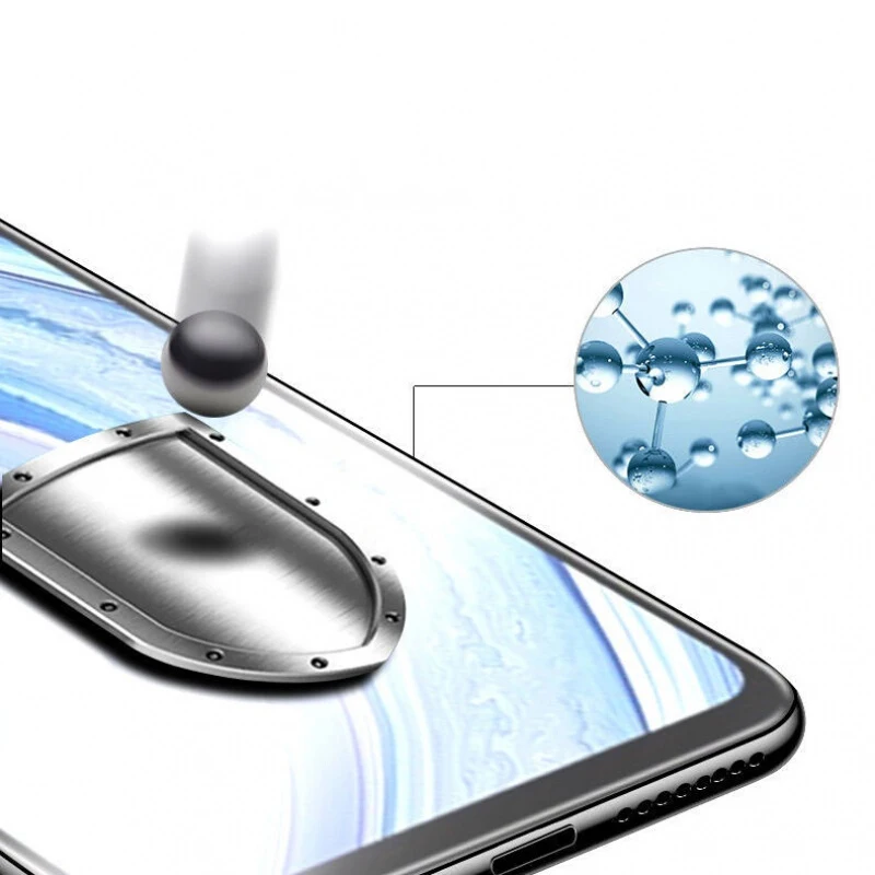 

For Xiaomi Redmi Note 7 Pro 7S 8 Pro 8T Black Edge Tempered Glass Screen Protector For Note 7Pro 8Pro Protective 9H Front Film