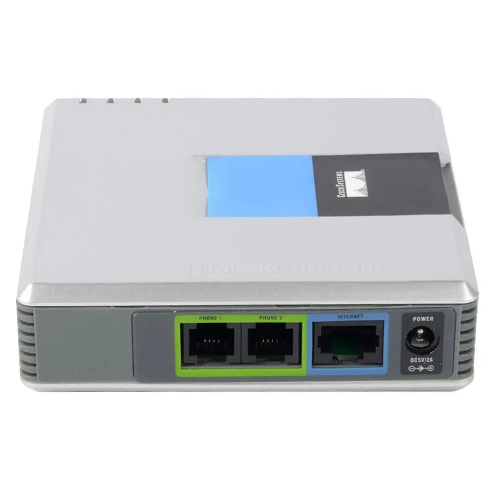Разблокированный LINKSYS PAP2 NA VOIP телефон речевой адаптер 2 Порты FXS SIP voip PAP2T с