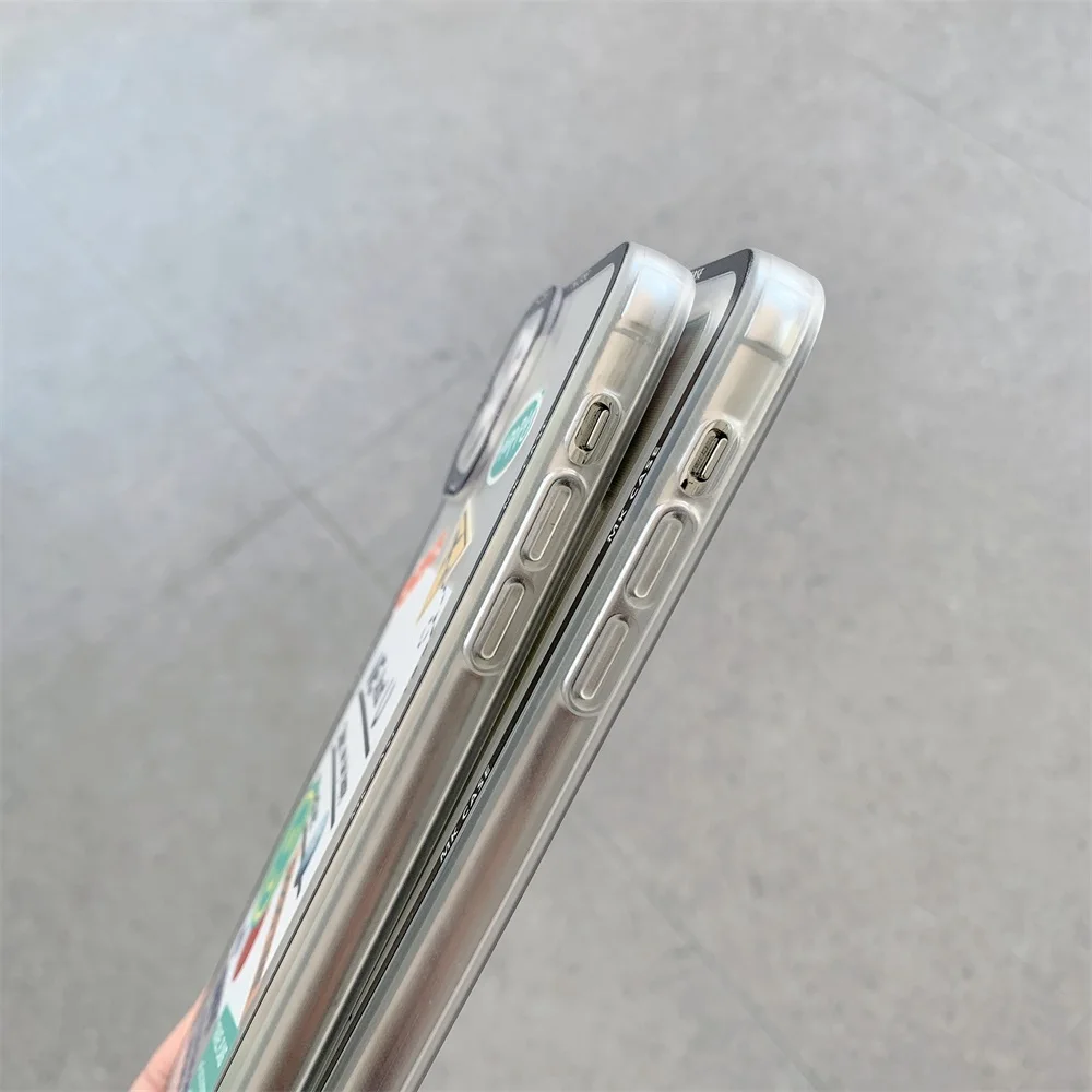 Модный милый чехол с надписью для iPhone 13 12 11 Pro X XR XS Max 7 8 Plus SE 2020 мягкий прозрачный