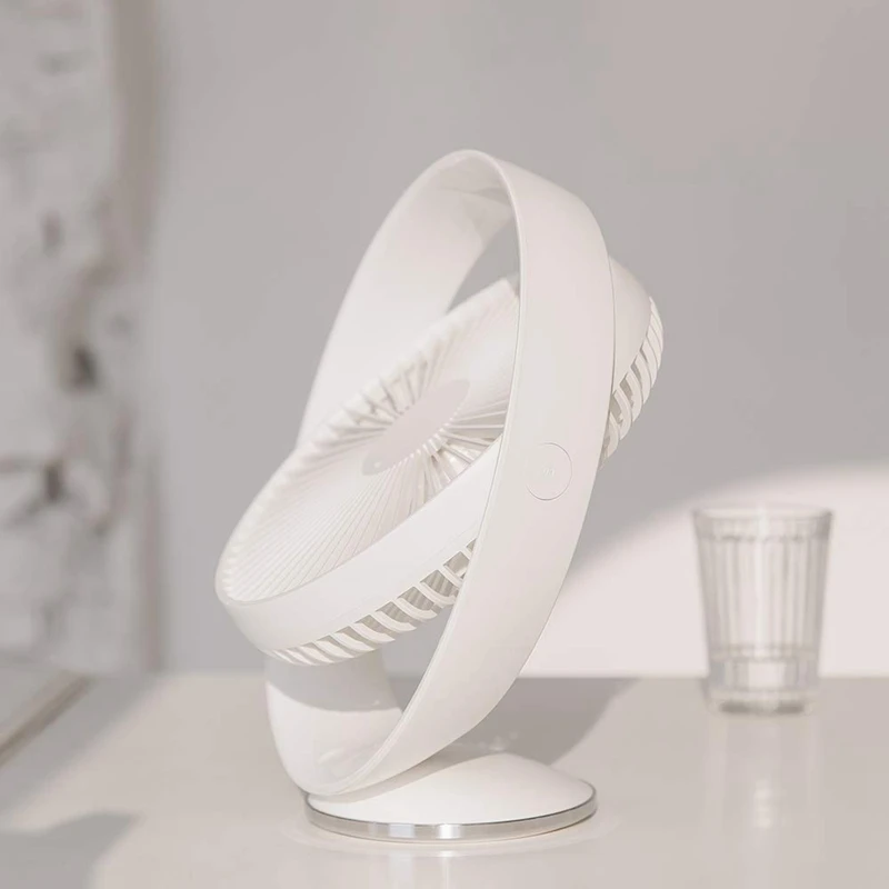 Desk Fan Rechargeable Lithium Battery Operated 3 Speeds and Quiet Operation 160 Degree Rotation Up Down Usb Table St | Бытовая техника
