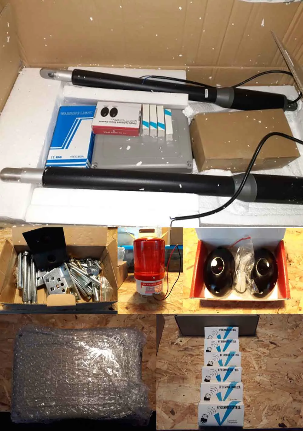 Автоматическая открывалка для распашных ворот электрическая двойная рук