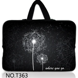 gray dandelion laptop sleeve notebook case 13 3 14 15 15 6 17 waterproof laptop cover for macbook pro hp acer xiami asus lenovo free global shipping