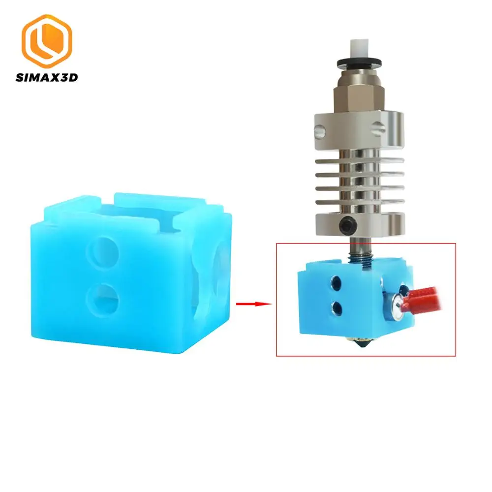 

SIMAX3D Protective Silicone Sock Cover Case for J-head BP6 Hotend Heater Block Warm Keeping Cover Reprap 3D Printer Parts