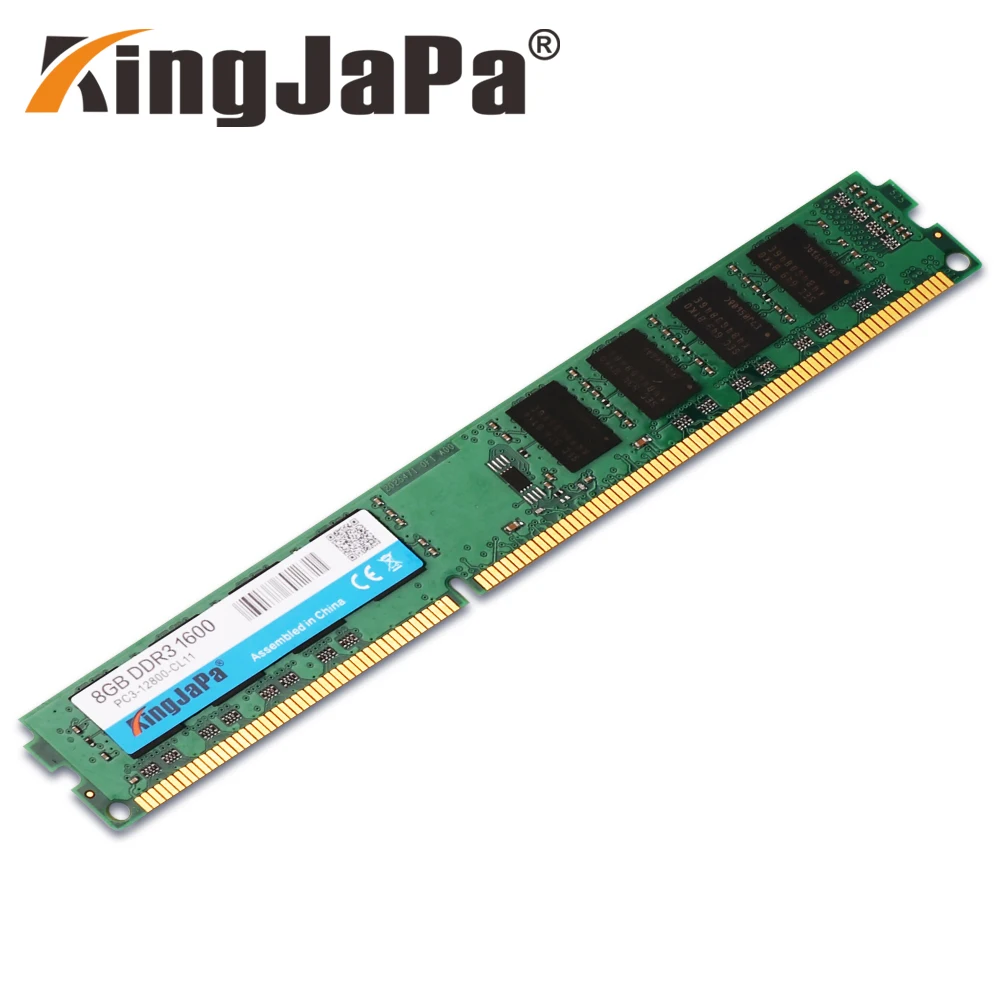 Оперативная память для настольного компьютера KingJaPa DDR3 1600/PC3 12800 2 ГБ 4 8 ОЗУ