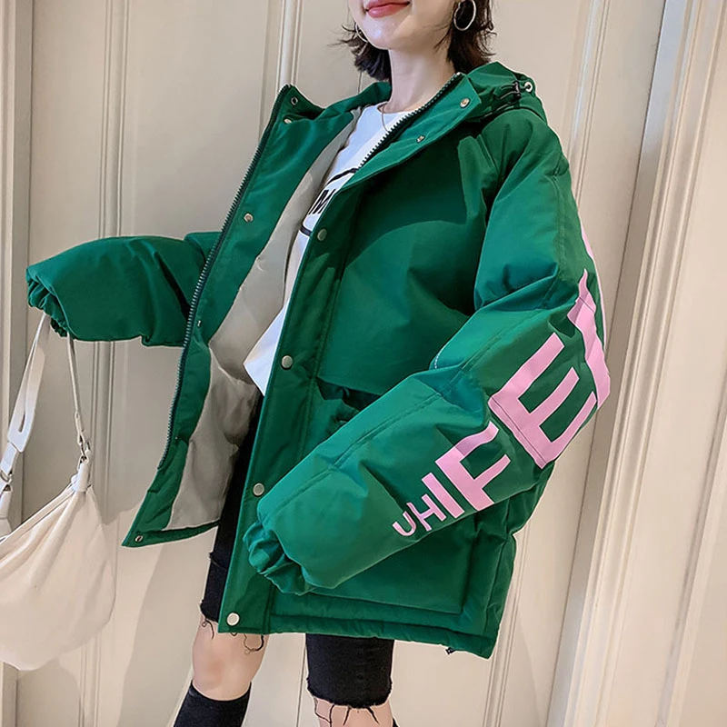 2021 Новый Уличная зимняя куртка для женщин размера плюс женские парки Детские