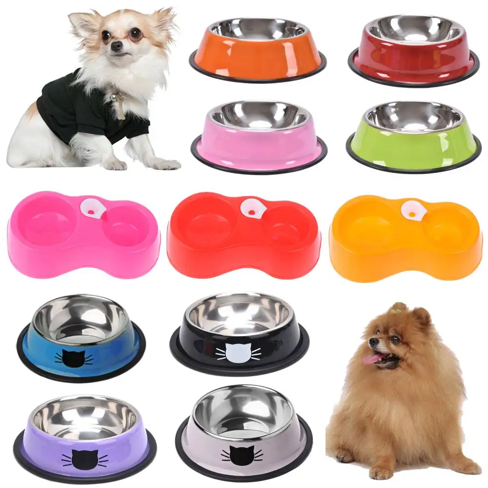 

Cute Bone Shape Dog Bowl Travel Feeding Feeder Water Bowl For Pet Dog Cat Puppy Food Bowl For Dog Water Dish