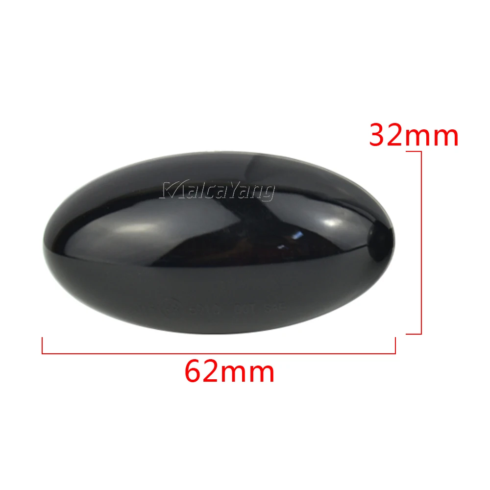 2 шт. светодиодный Динамический указатель поворота боковой маркер светильник