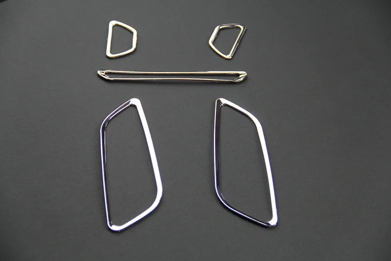 ABS хромированное декоративное кольцо для салона 5 шт./лот автомобильные