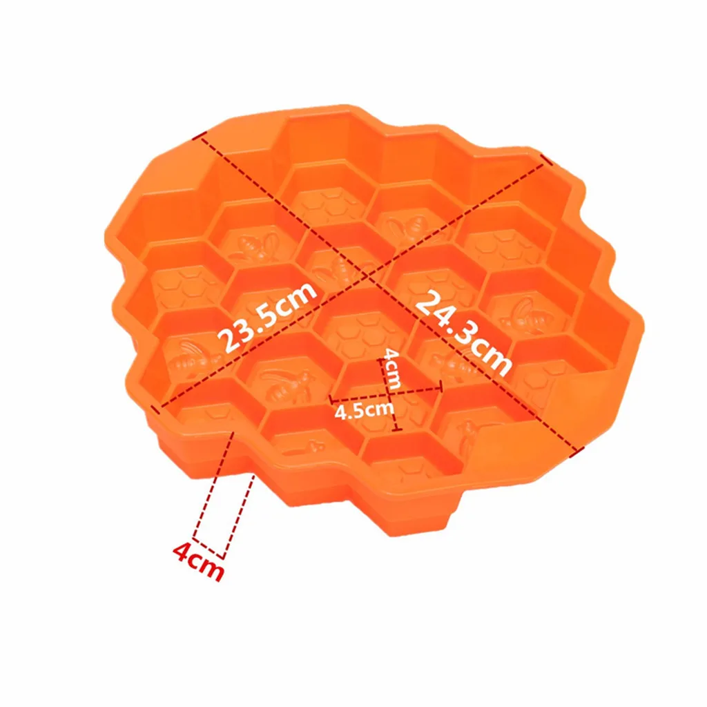 1 шт. Еда Сертификация пчелиные соты Хат повторного использования силиконовая