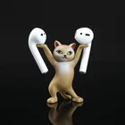 Танцы кошка подставка для переноски 1 2 Pro гарнитура Музыка Bluetoot INS ручка для рабочего стола, Дисплей с изящным кукольным Украшения ручной работы