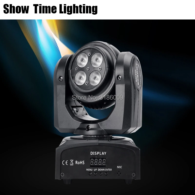 Показать время луч и мыть 2в1 эффект Dj Led движущаяся голова светильник