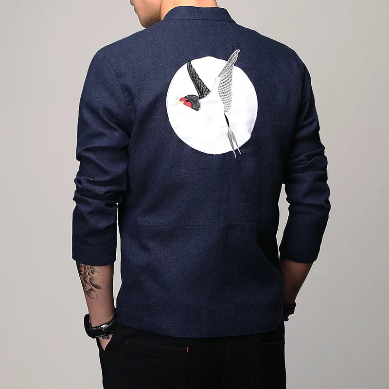 Мужская традиционная китайская одежда хлопковый льняной костюм танга мужская