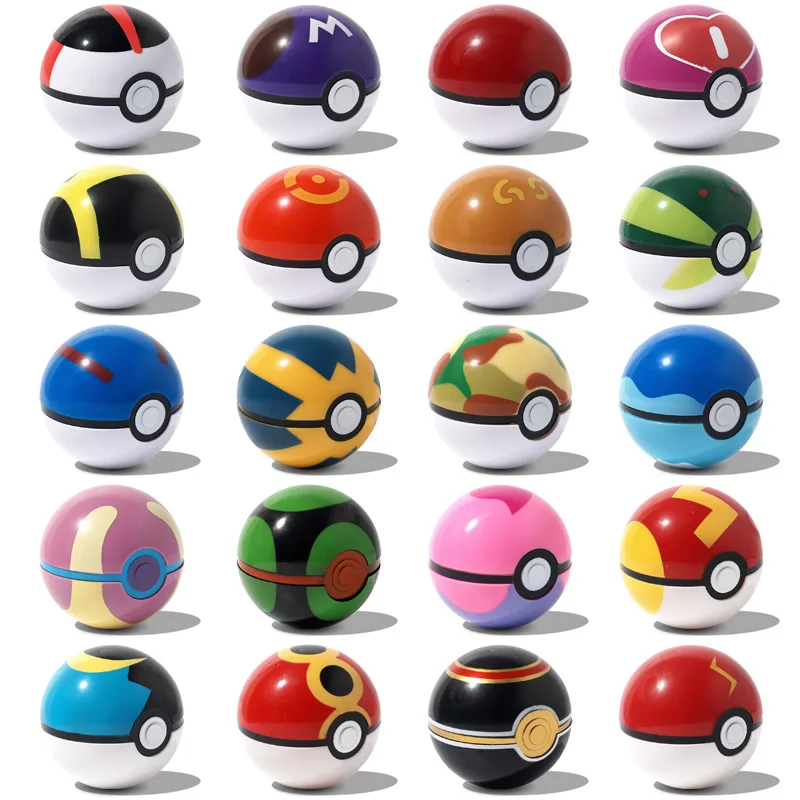 

Genuine Pokemon Pocket Monster Pokeball Toys With Pet Pikachu Anime Cute Action Figure Dolls Game Cartoon Model Children Gift