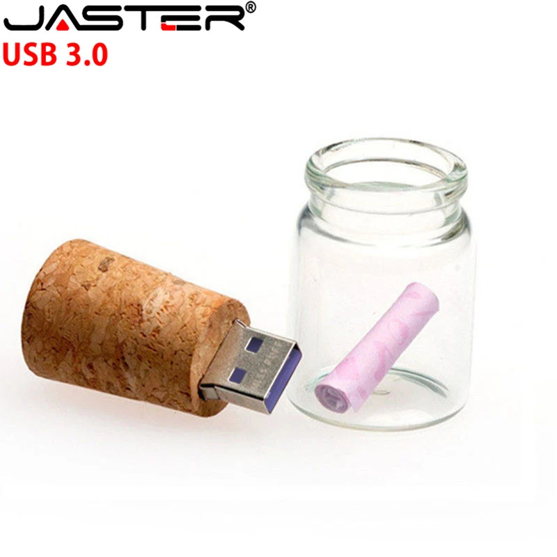Флеш накопитель JASTER USB 3 0 в виде плавающей бутылки 4 ГБ 8 16 32 64 ГБ|USB флэш-накопители|