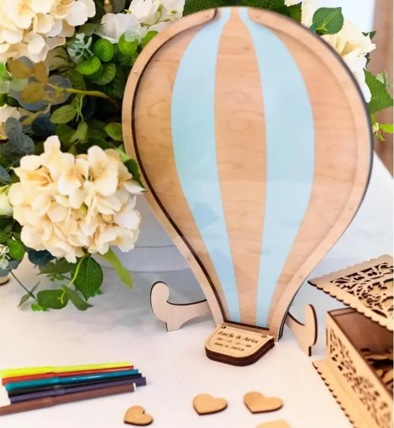 Воздушный шар Свадебная коробка с подвеской/Свадебная подвеской гостевая