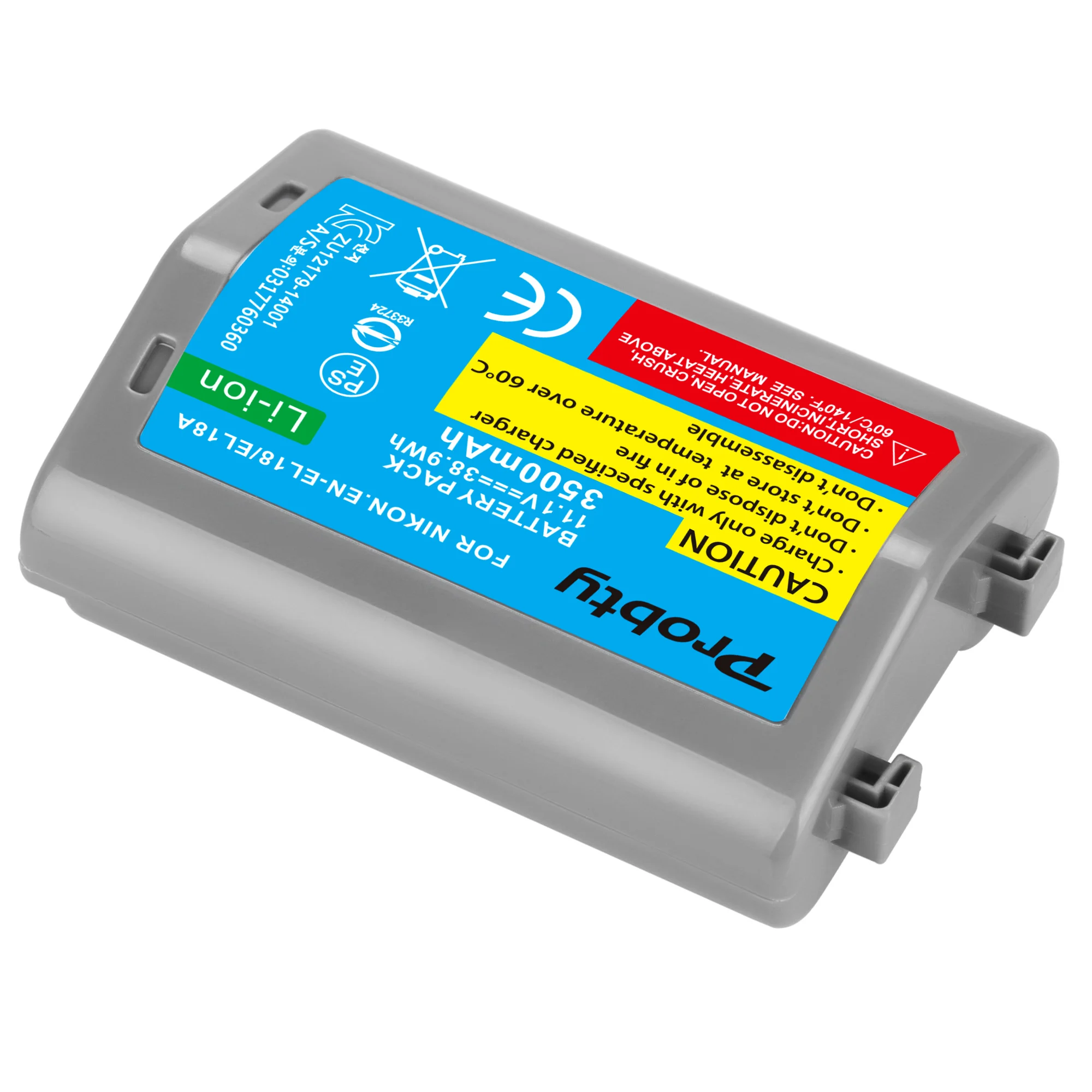 PROBTY 3500 мА/ч EN-EL18 RU EL18 ENEL18 Камера Батарея для Nikon D4 D4S D5 s MB-D12 D800 D800E Gri | Электроника