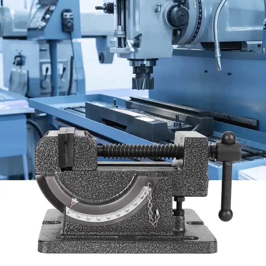 Тиски для фрезеровки сверлильный станок приспособление пресс тиски литой