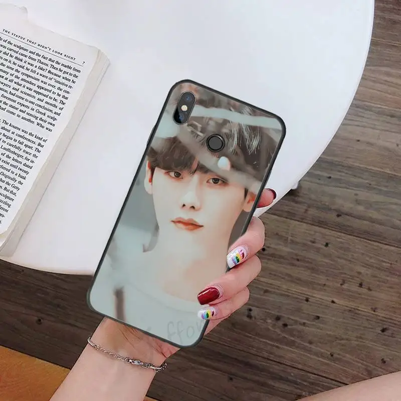 

Korean male star Idol Lee Jong Suk Phone Case For Xiaomi Redmi note 7 8 9 t max3 s 10 pro lite coque shell cover funda