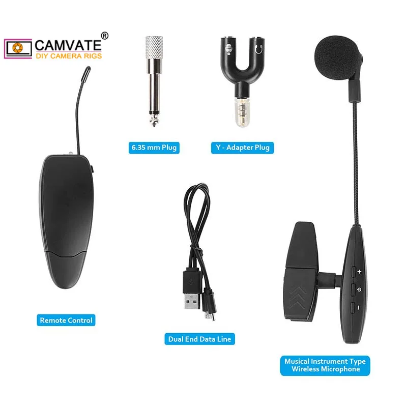 Беспроводная микрофонная гарнитура CAMVATE UHF система для прямых трансляций и