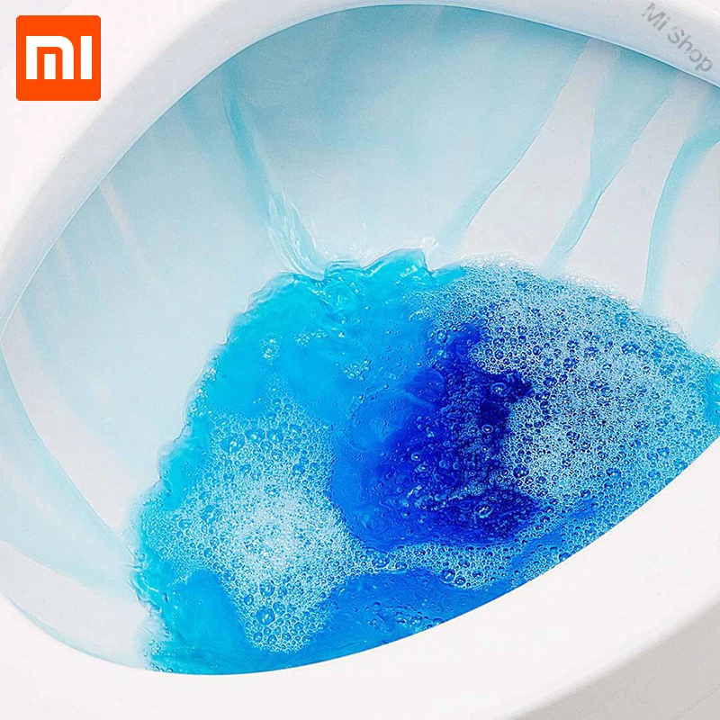 Xiaomi Mijia одноразовые Волшебные автоматические унитаз для очистки помощник ароматный шарик синяя дезодорирующая Чистка пузырьков