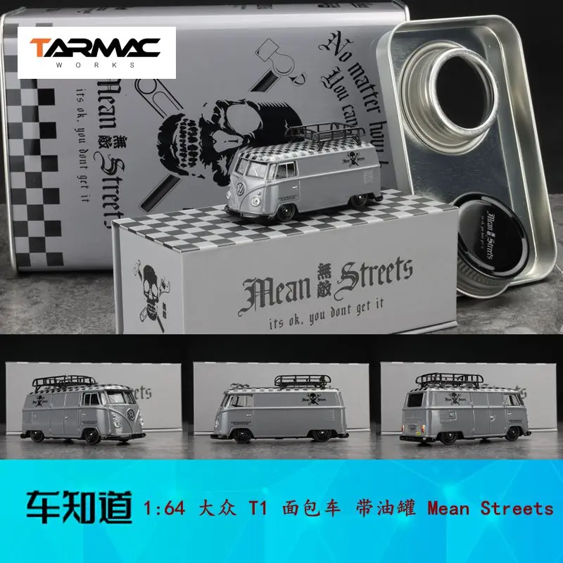 

TW Schuco 1:64 VW T1 Mean Streets Diecast Collection of Simulation Alloy Car Model Children Toys