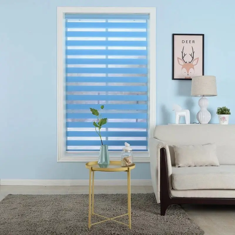 Жалюзи на День и ночь двойные жалюзи с принтом зебры светильник фильтром