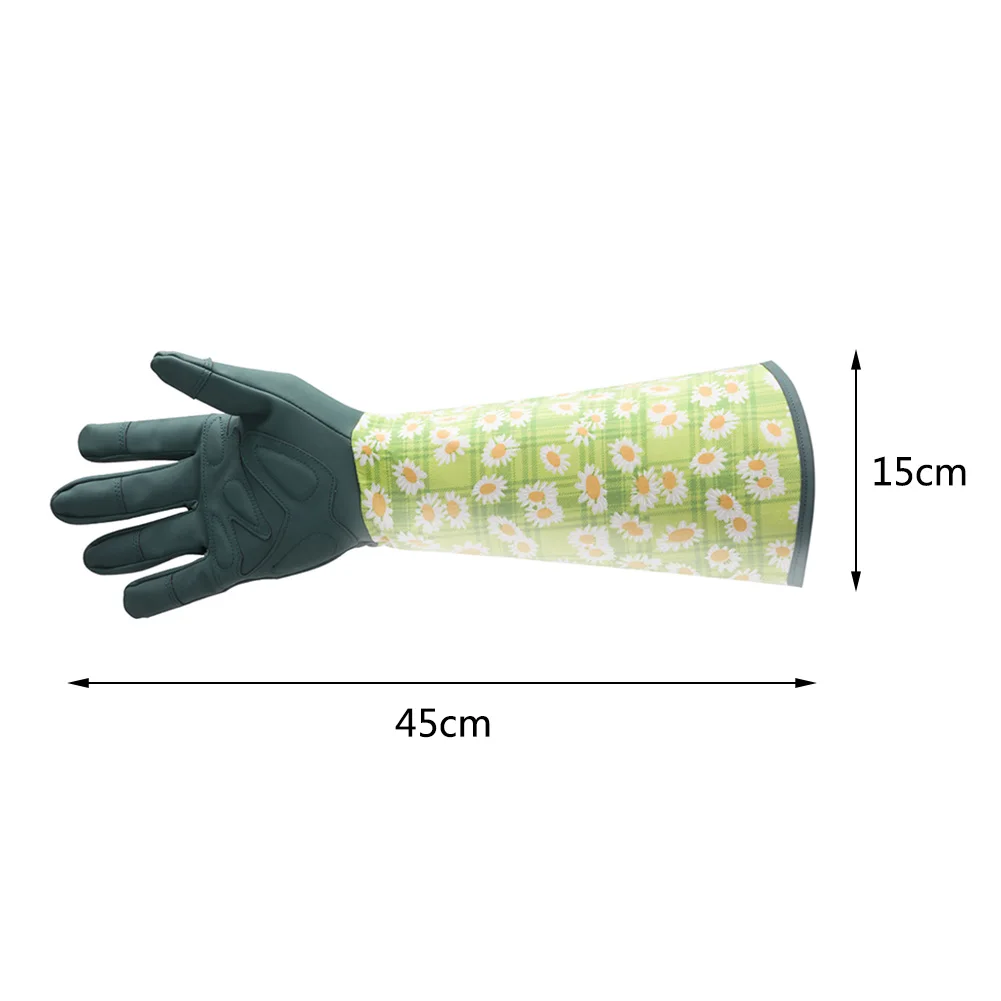 

Gardening Gloves Housework 1PC Non-Slip Gloves Nitrile Plants Thorn Proof Long Sleeve Puncture Resistant Garden Gloves