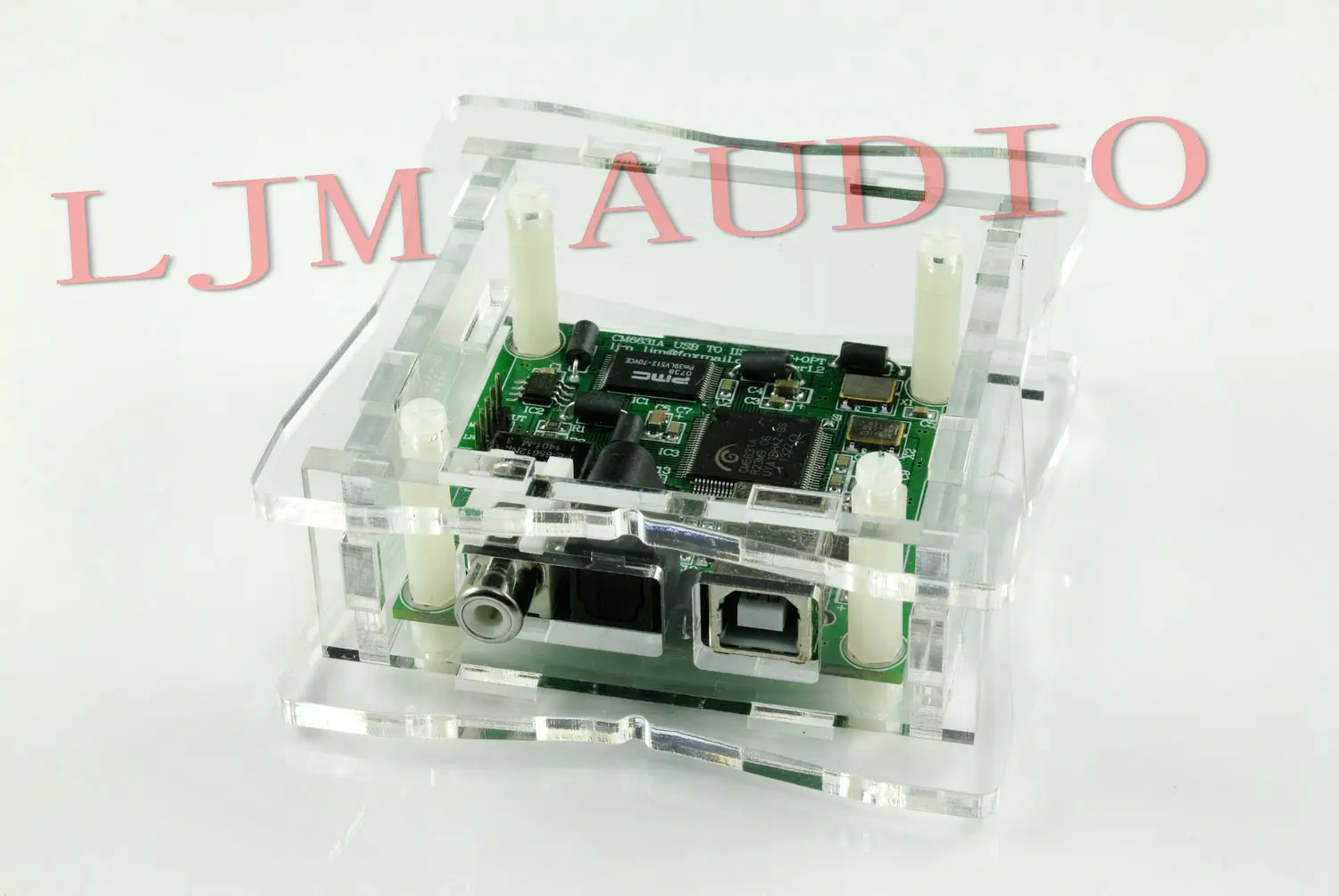 CM6631A USB в коаксиальное/Оптическое волокно SPDIF I2S преобразователь DAC плата 24 бит 192
