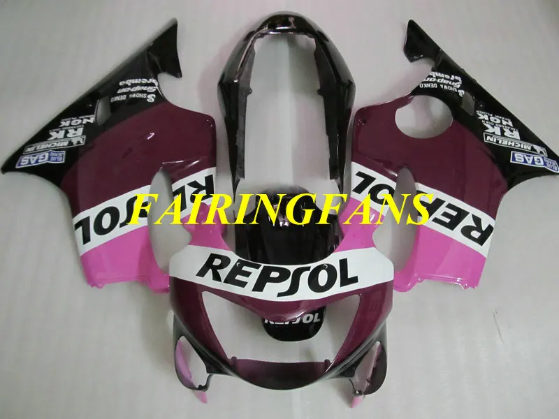 Комплект обтекателей под давлением для HONDA CBR600F4 99 00 CBR600 F4 1999 2000 CBR 600F4 розовые