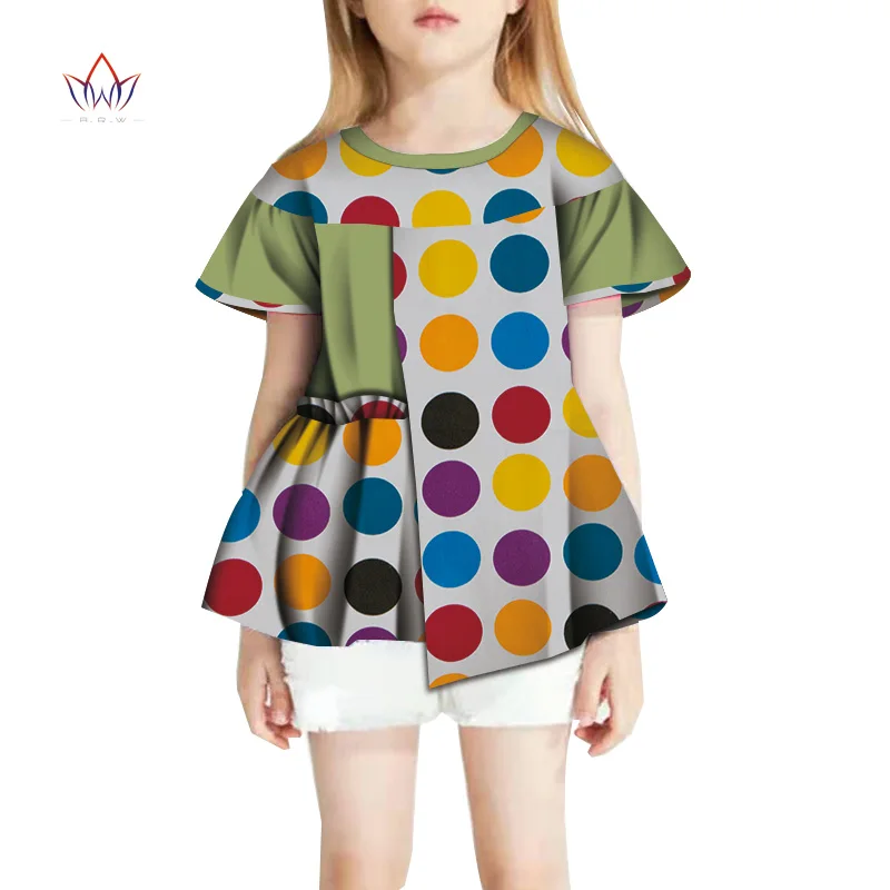 Новинка Детская одежда в африканском стиле Дашики Топ Традиционный С круглым