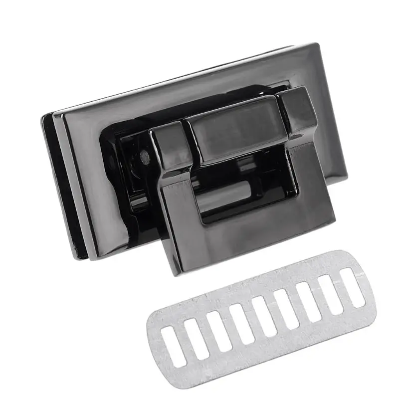 

Rectangle Shape Clasp Turn Lock Twist Lock DIY Leather Handbag Bag Hardware