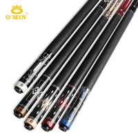 omin billiard pool cue xf c12 8mm leather grip adjustable weight professional billiard stick kit radial joint cue with extension