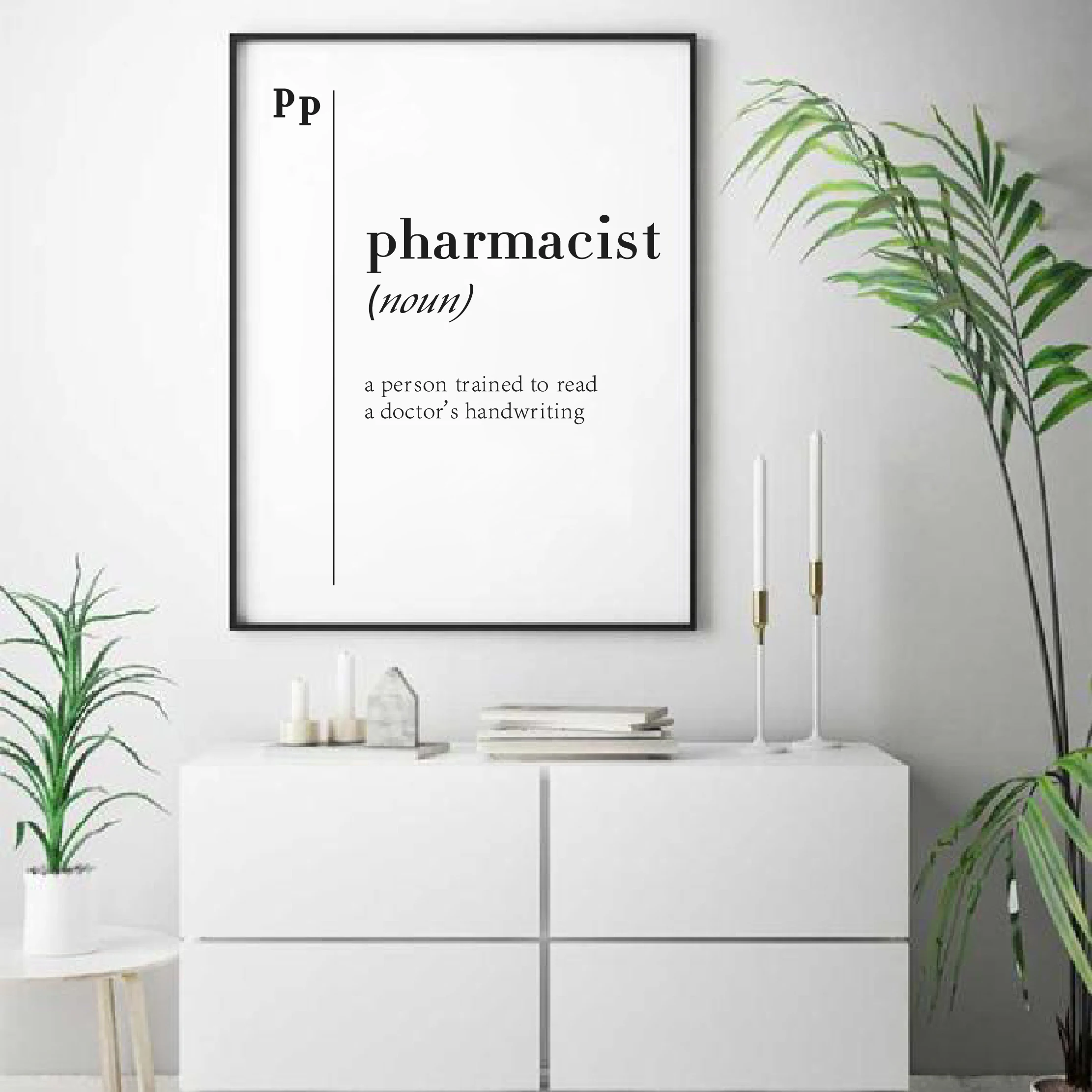 Фармацевтическая четкость печать подарок для доктора медицинский офис аптека